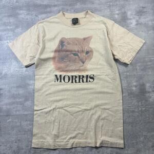 Vintage 80’s Morris The Cat Advertisement Tee